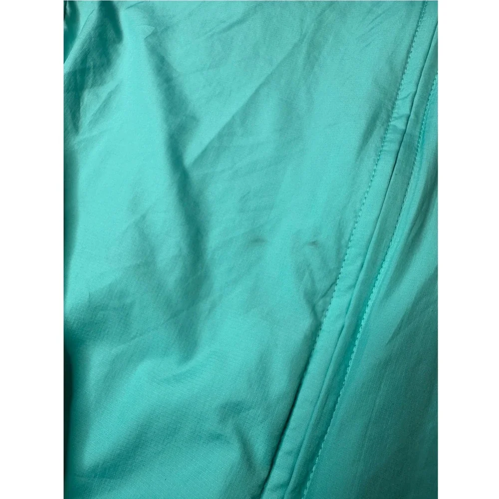 The North Face Boys Windwall Hooded Jacket Teal Blue Size Large L 14/16 Logo